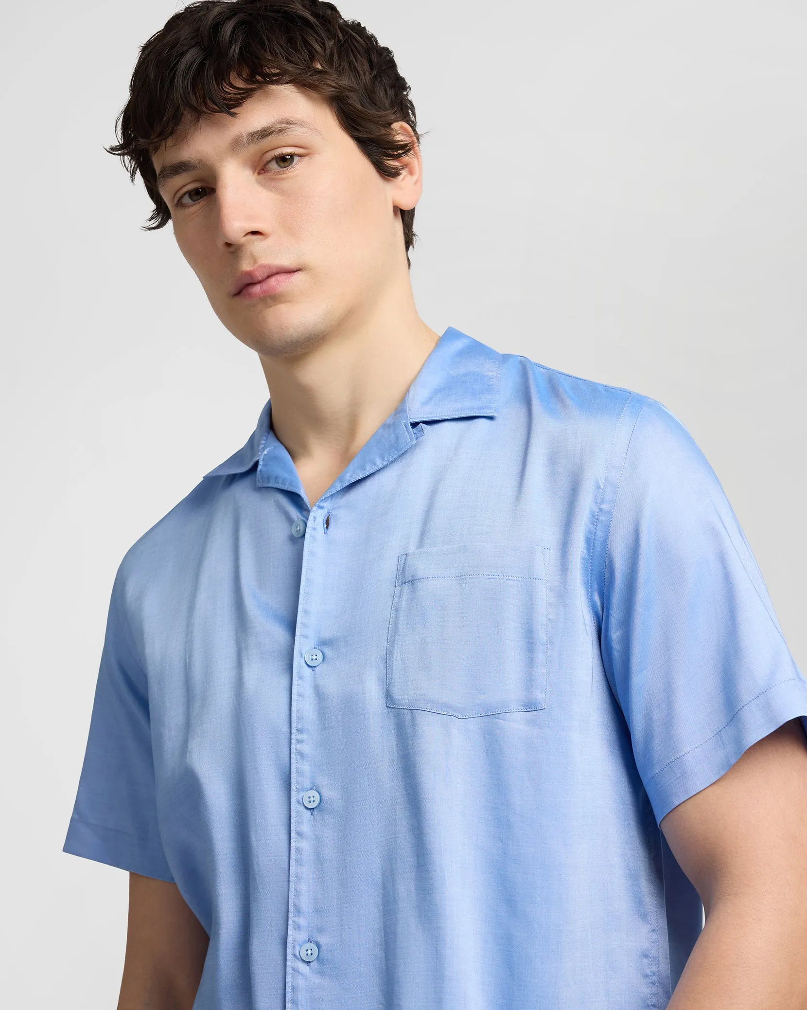 Tencel Convertible Vacation Shirt sold by Onia product image thumbnail 4