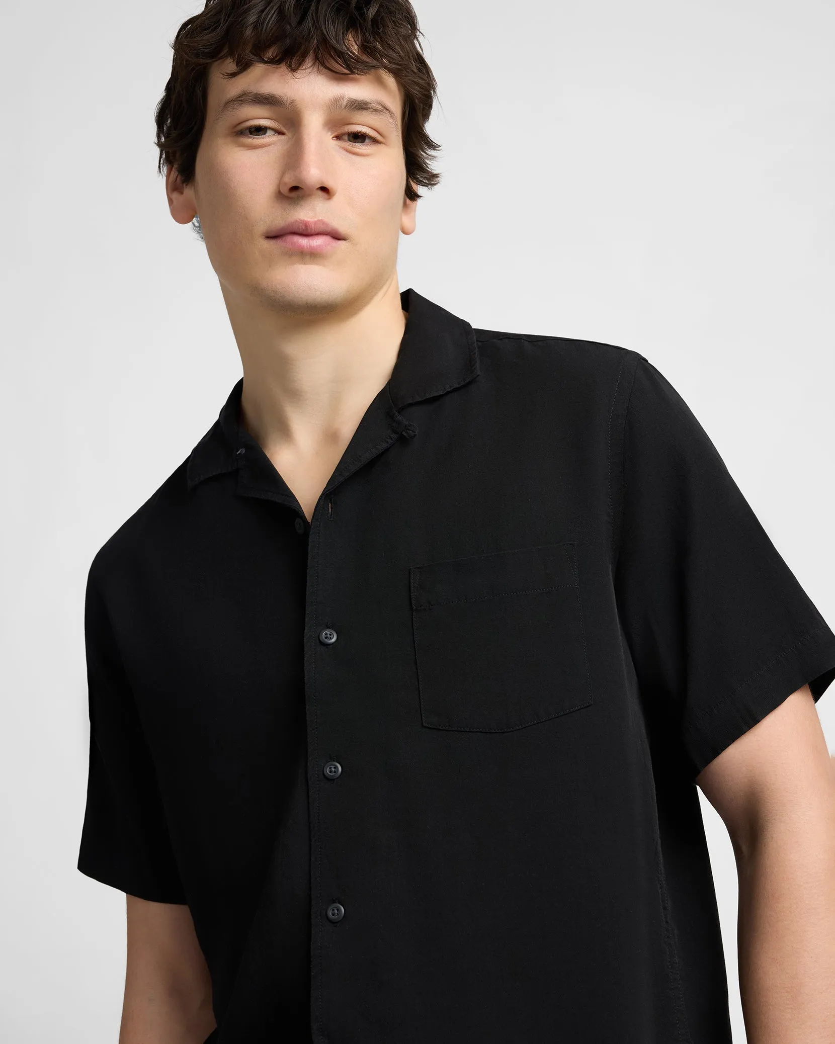 Tencel Convertible Vacation Shirt sold by Onia product image thumbnail 4