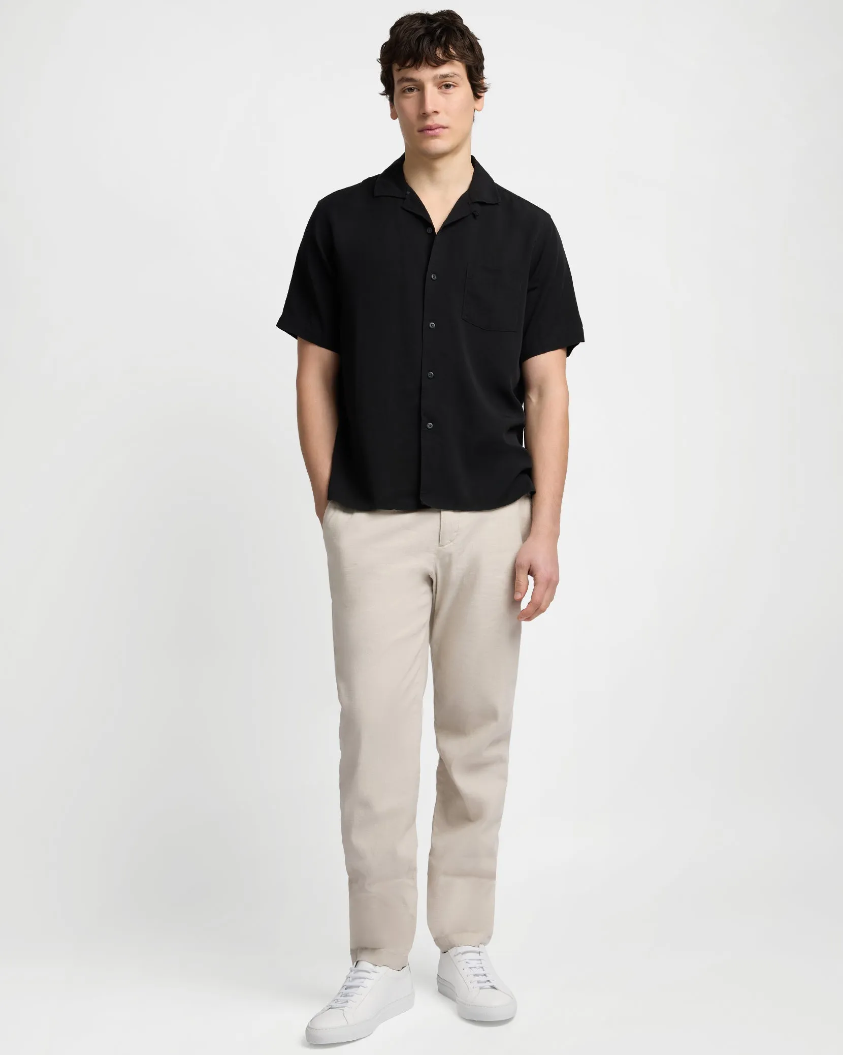 Tencel Convertible Vacation Shirt sold by Onia product image thumbnail 3