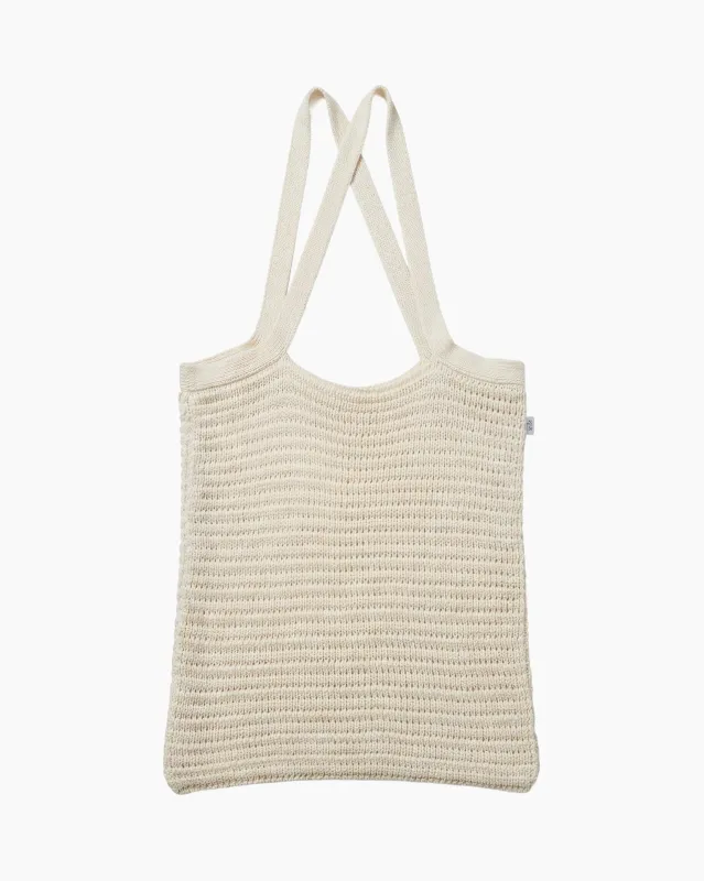 Linen Knit Tote Bag made by Onia