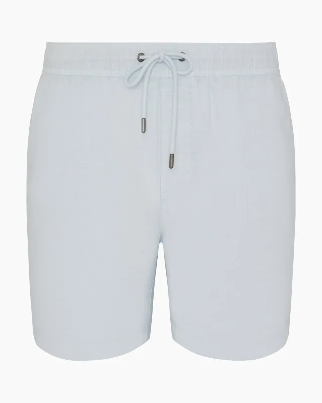 Pigment Dye Linen Pull On Short made by Onia