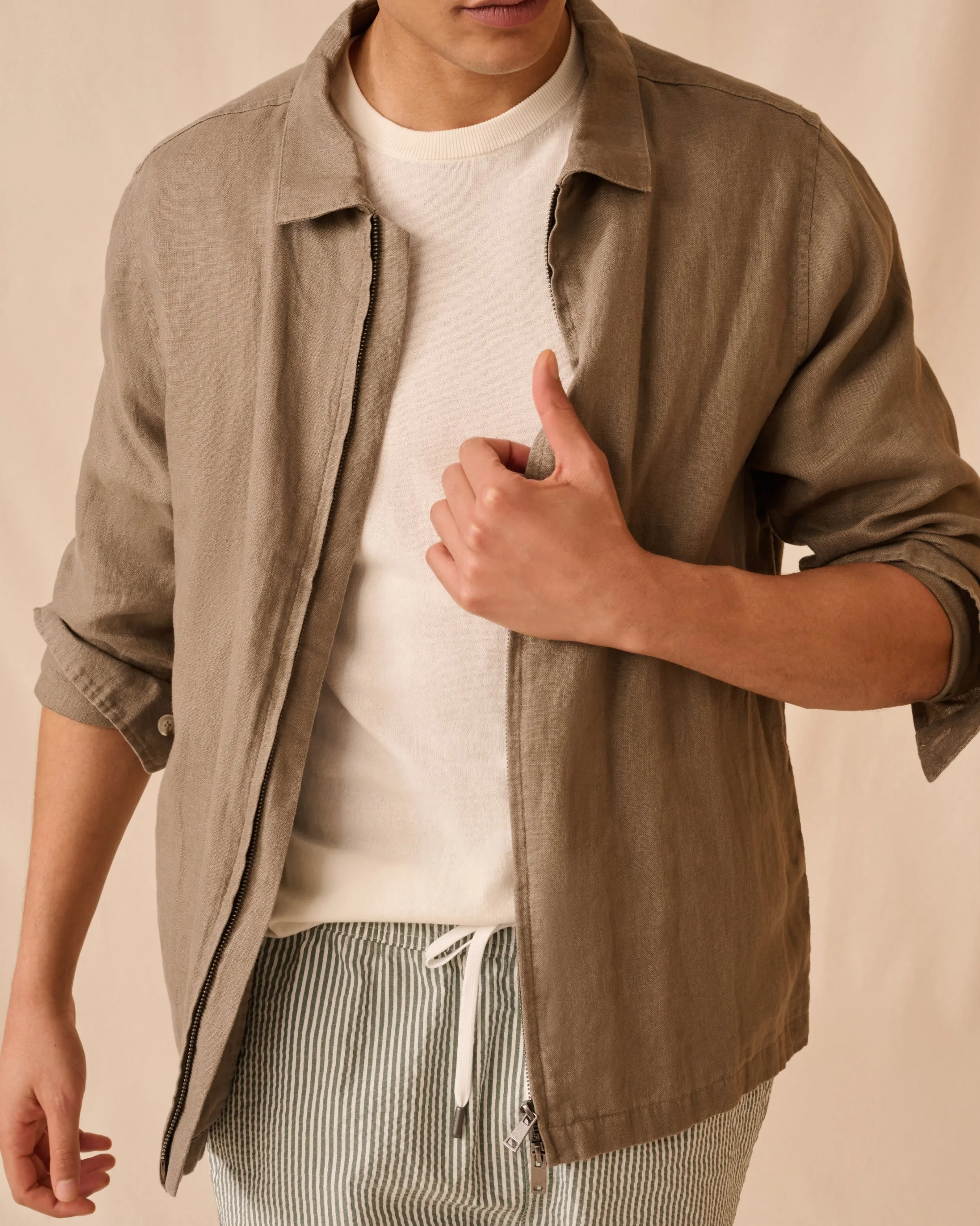 Linen Everyday Jacket sold by Onia product image thumbnail 2
