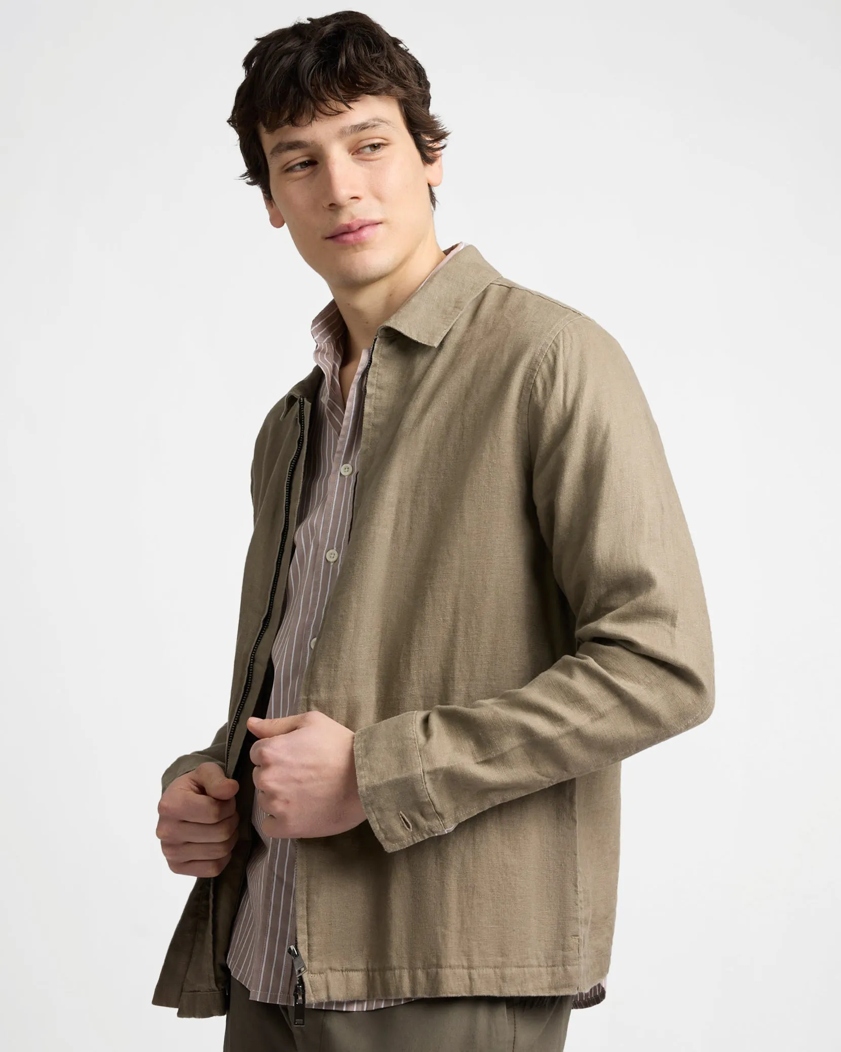 Linen Everyday Jacket sold by Onia product image thumbnail 3