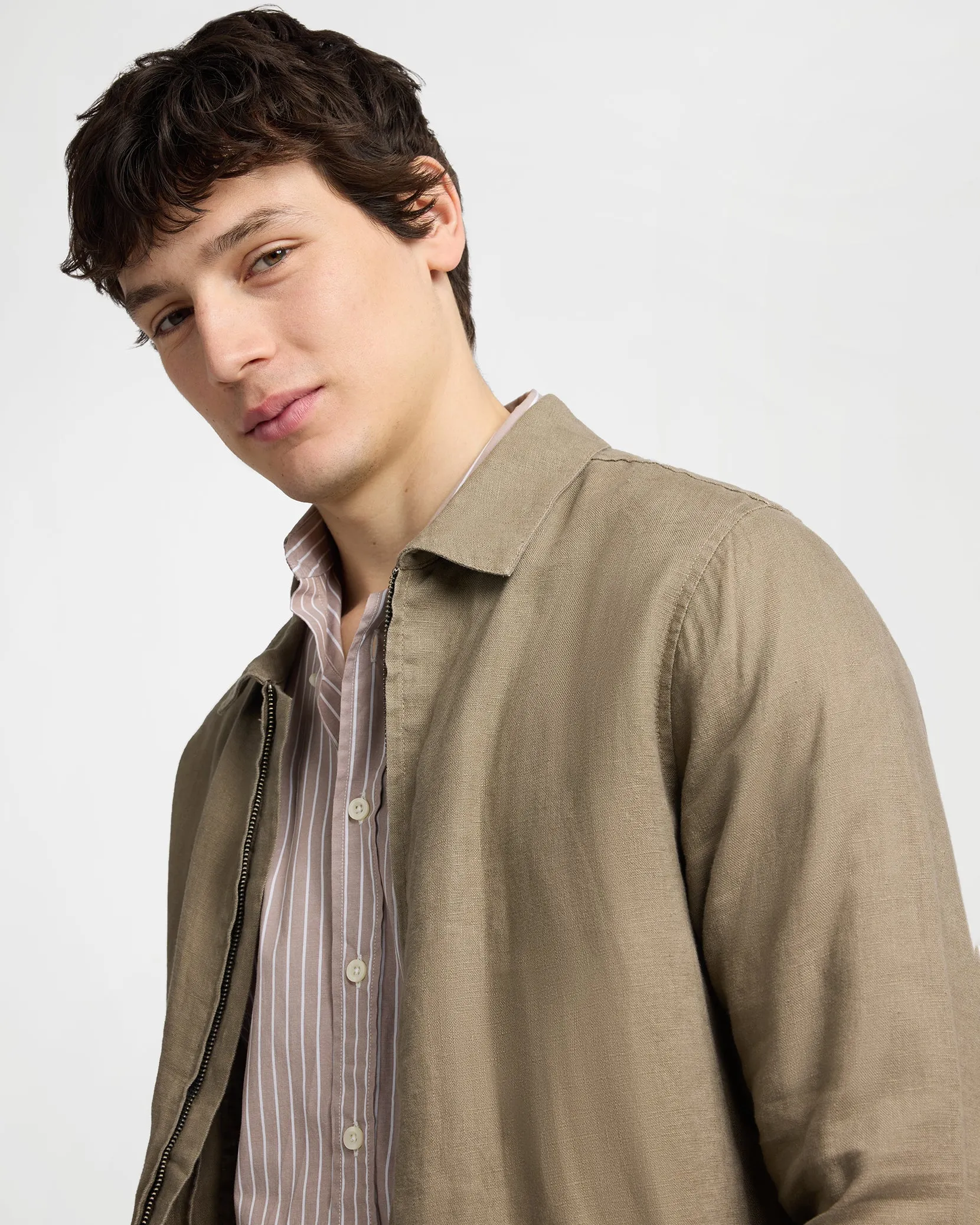 Linen Everyday Jacket sold by Onia product image thumbnail 5