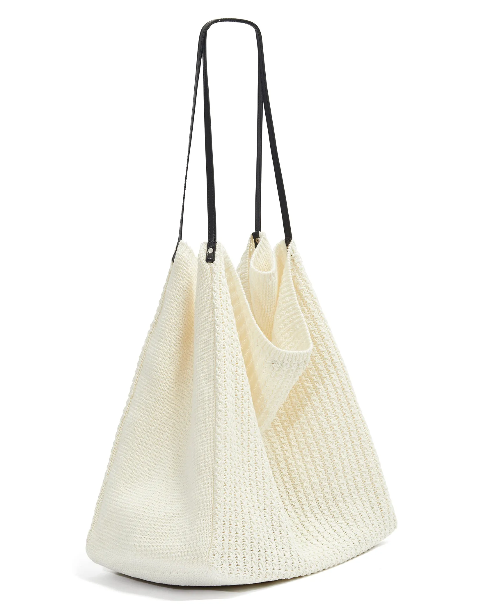 Large Linen Knit Tote Bag sold by Onia product image thumbnail 3