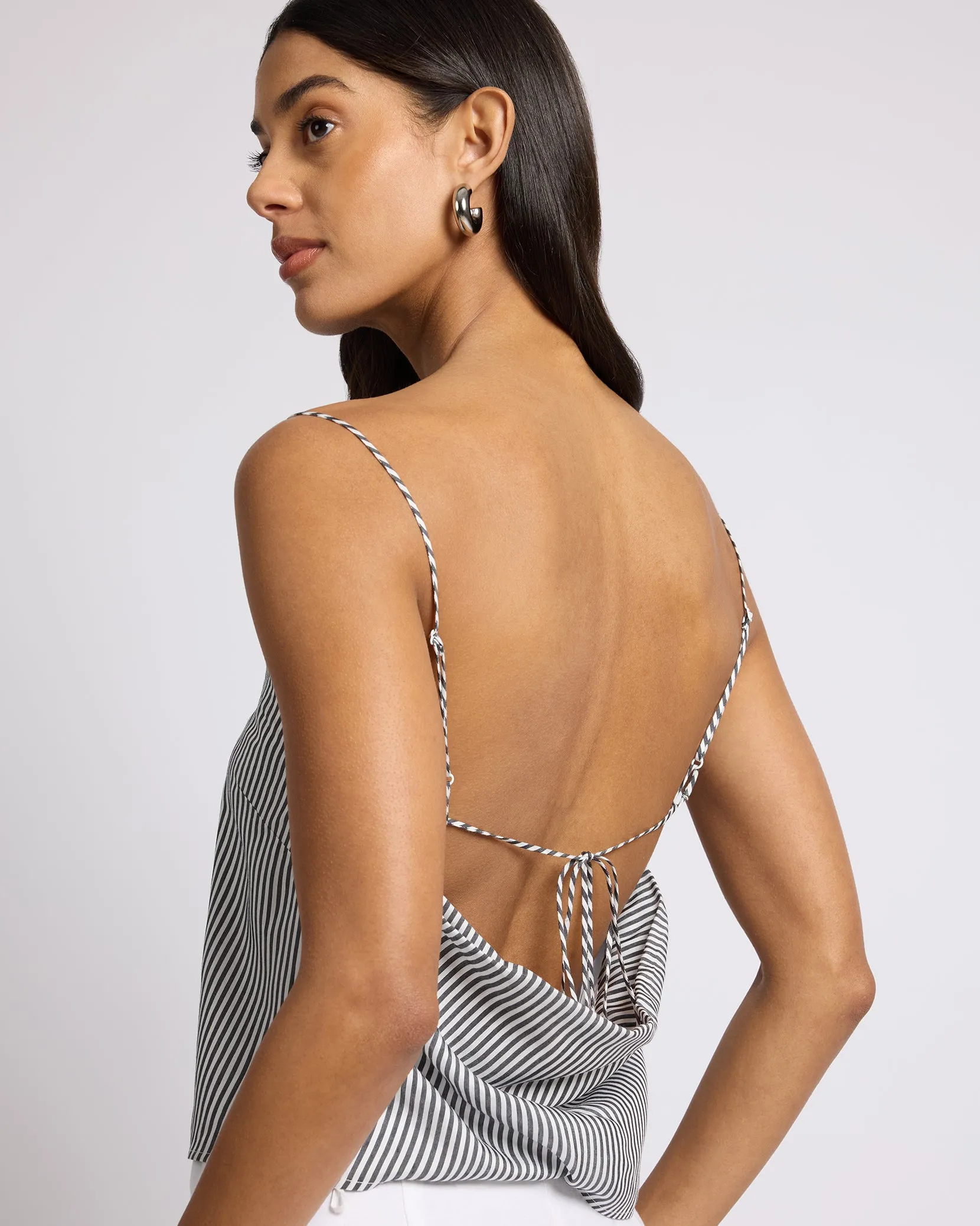 Silk Blend Square Neck Tank Top sold by Onia product image thumbnail 4