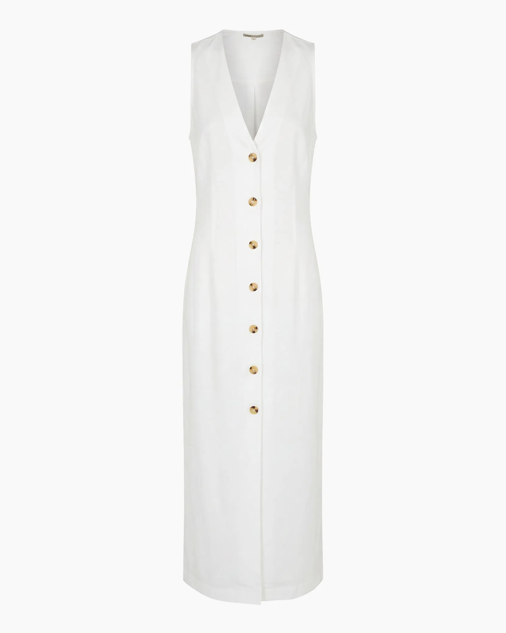 Textured Linen Sweater Scoop Maxi Dress sold by Onia product image thumbnail 2