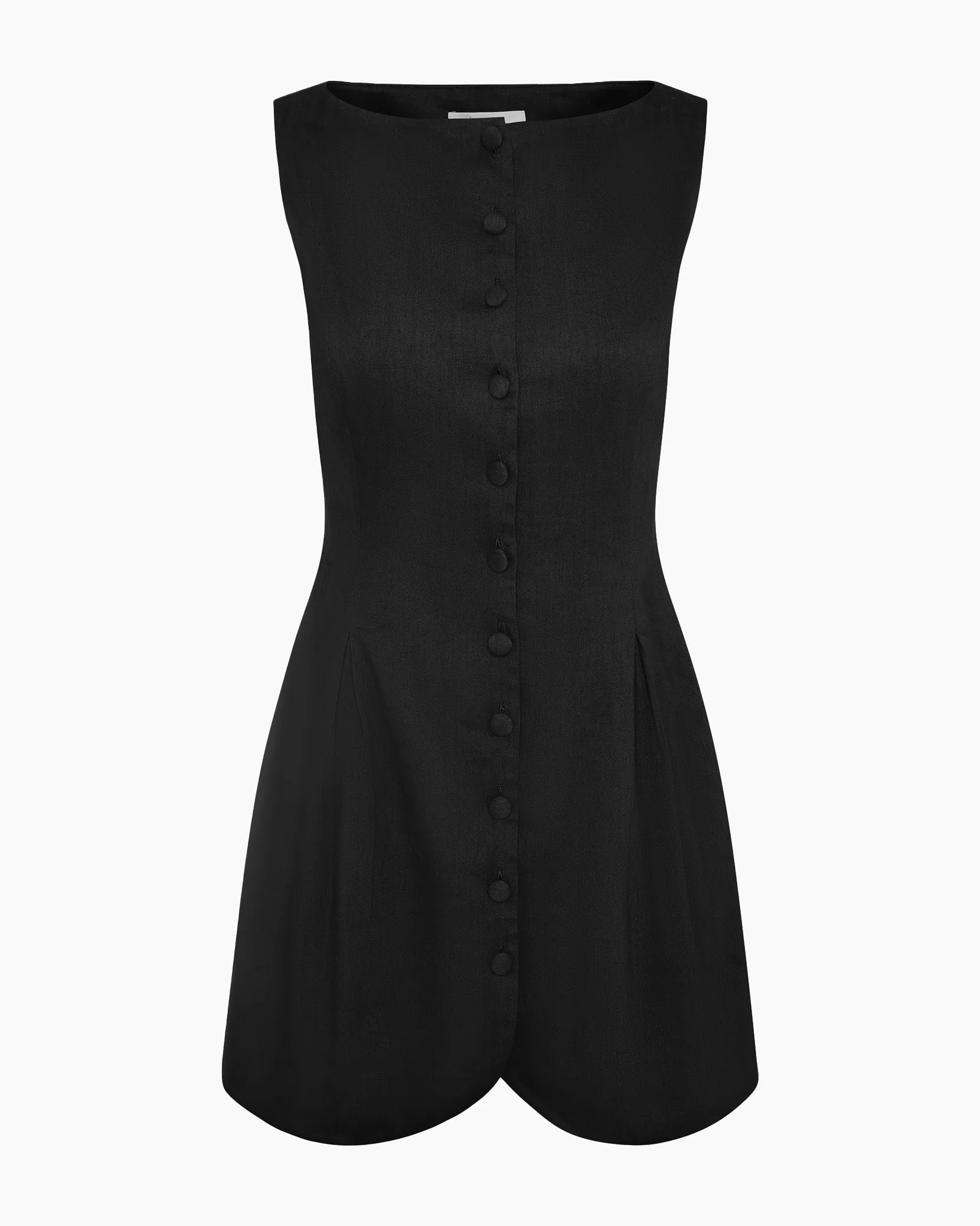 Boatneck Button Front Dress sold by Onia product image thumbnail 2