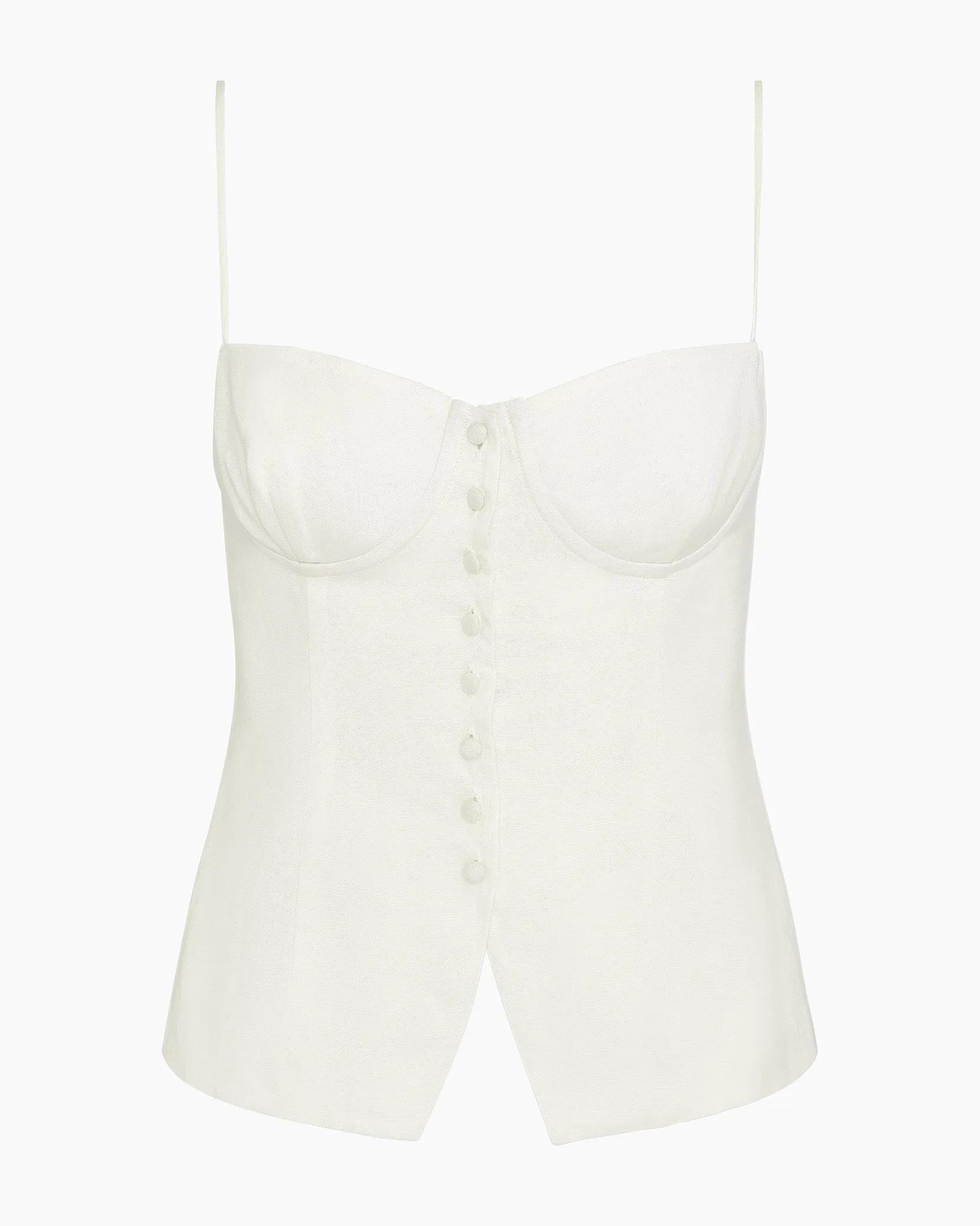 Air Linen Underwire Corset Top sold by Onia product image thumbnail 2