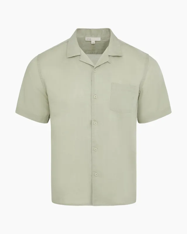 Air Linen Convertible Vacation Shirt made by Onia