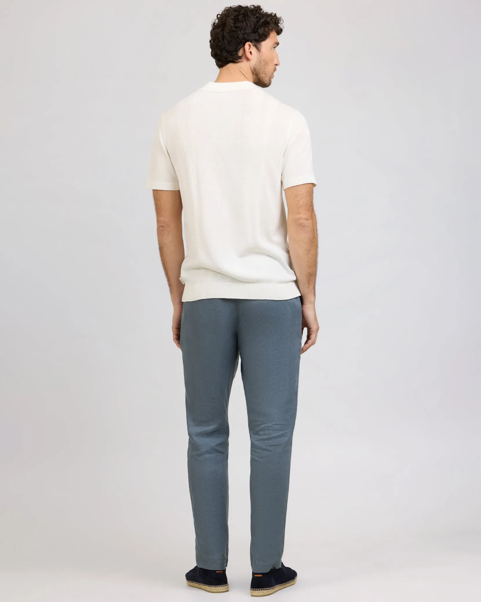 Silk Ribbed Knit Polo sold by Onia product image thumbnail 5