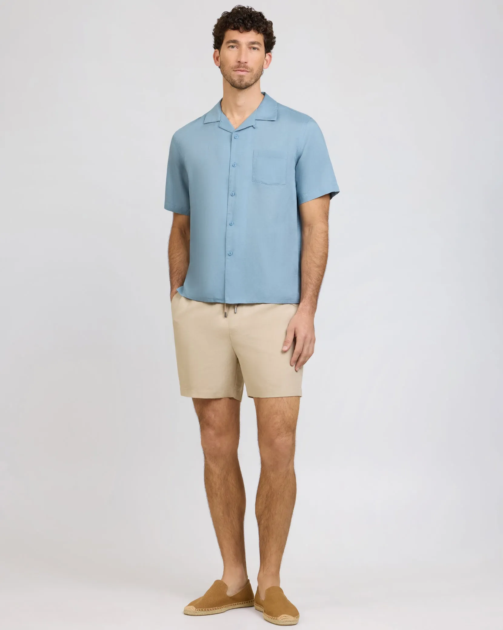 Air Linen Pull-On Short 6" sold by Onia product image thumbnail 3