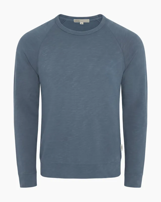 Stonewashed Terry Sweatshirt made by Onia