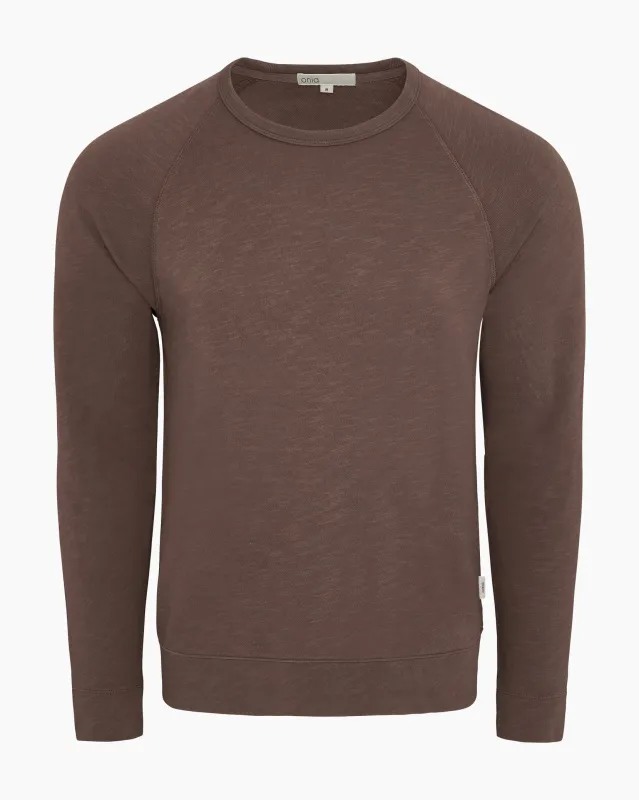Stonewashed Terry Sweatshirt made by Onia
