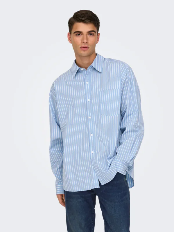 ONSBARRET Poplin overhemd sold by ONLY & SONS