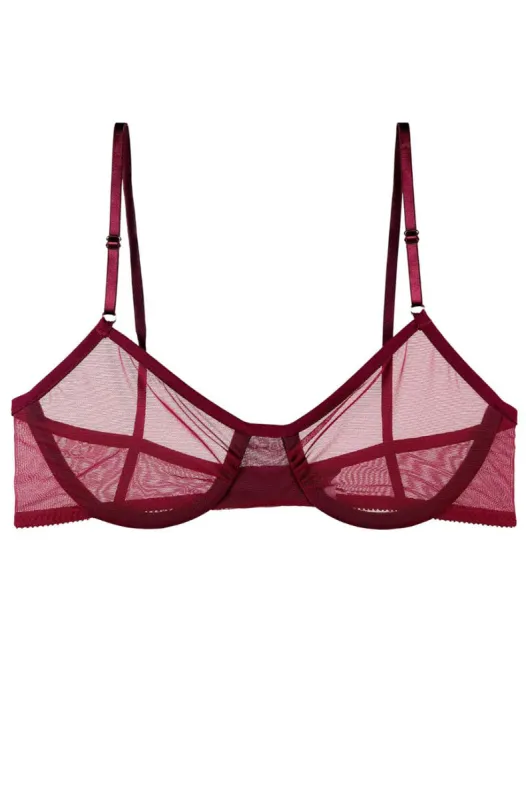 Whisper Underwire Bra Blackberry made by Only Hearts