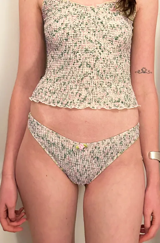 Emily's Garden Vintage Thong sold by Only Hearts