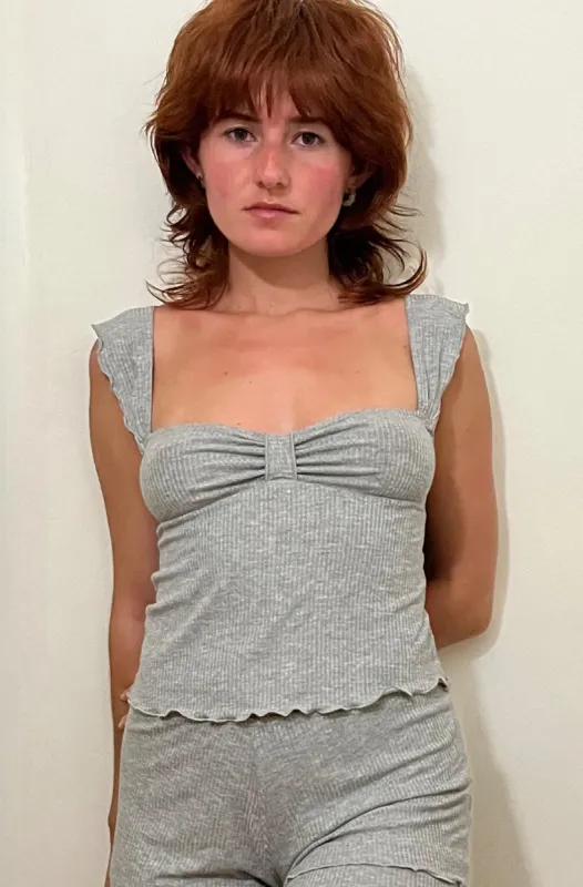 Feather Weight Rib Camille Cami sold by Only Hearts