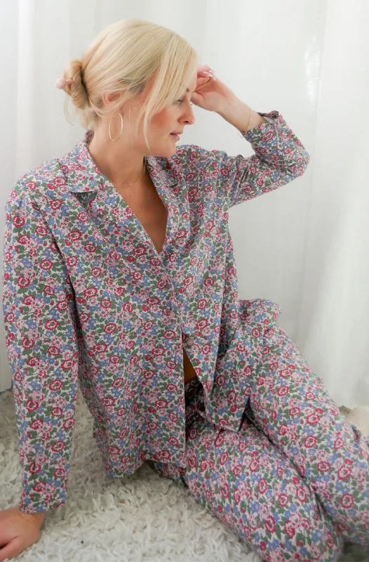 Compton Wallpaper Long PJ Set sold by Only Hearts