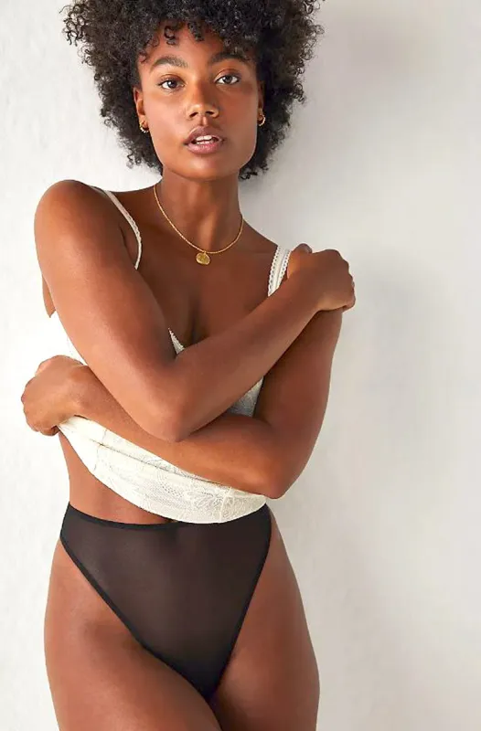 Whisper High Cut Thong made by Only Hearts