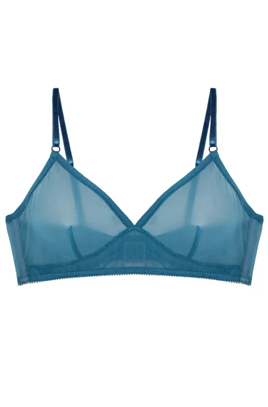 Whisper Retro Bralette Teal made by Only Hearts