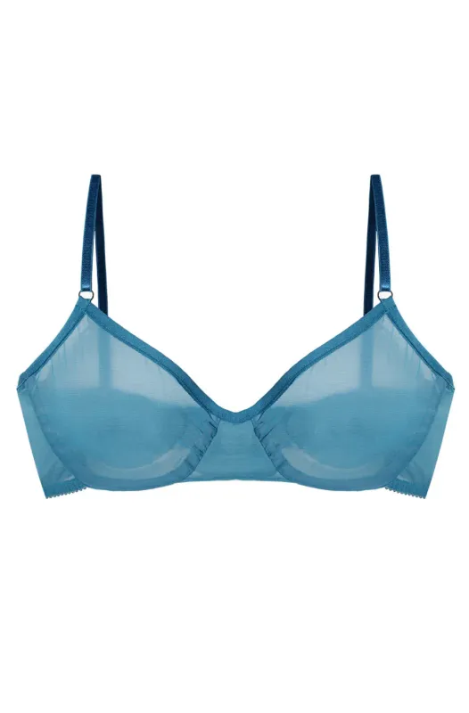 Whisper Underwire Bra Teal made by Only Hearts