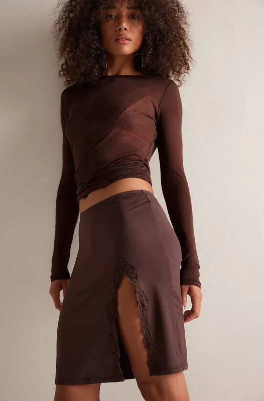 Delicious with Lace Midi Slip made by Only Hearts