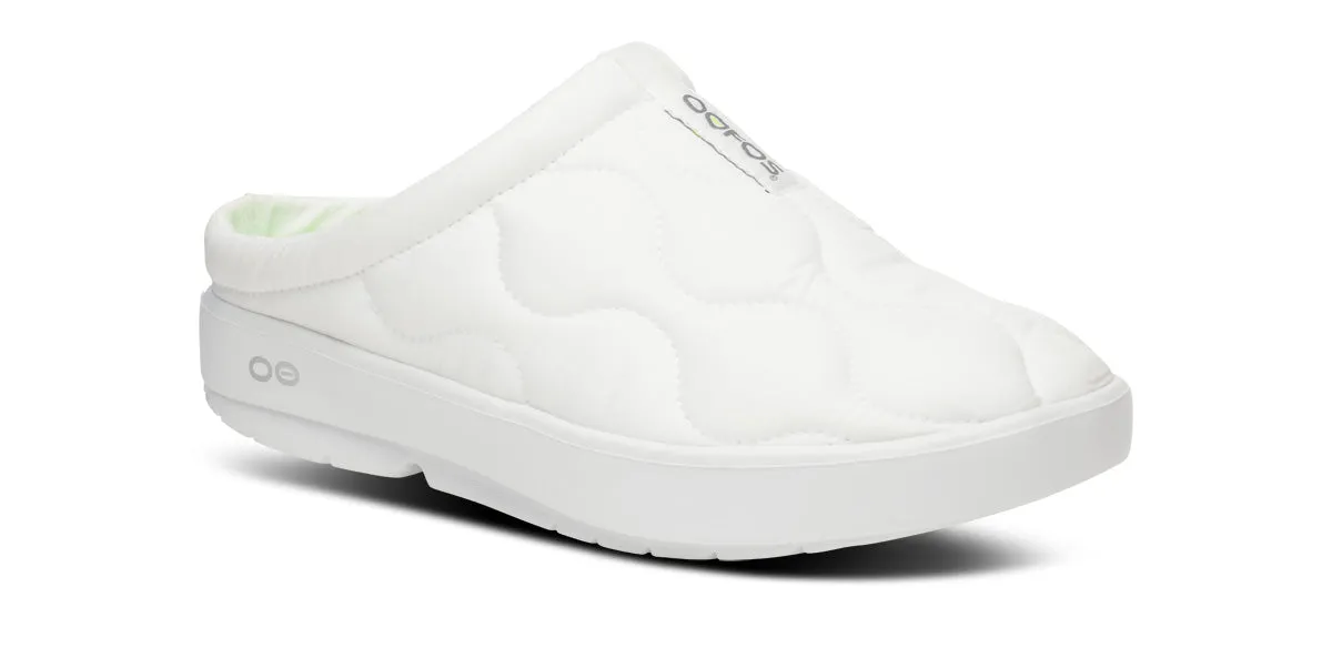 Women's OOcoozie Thermo Mule - White sold by OOFOS