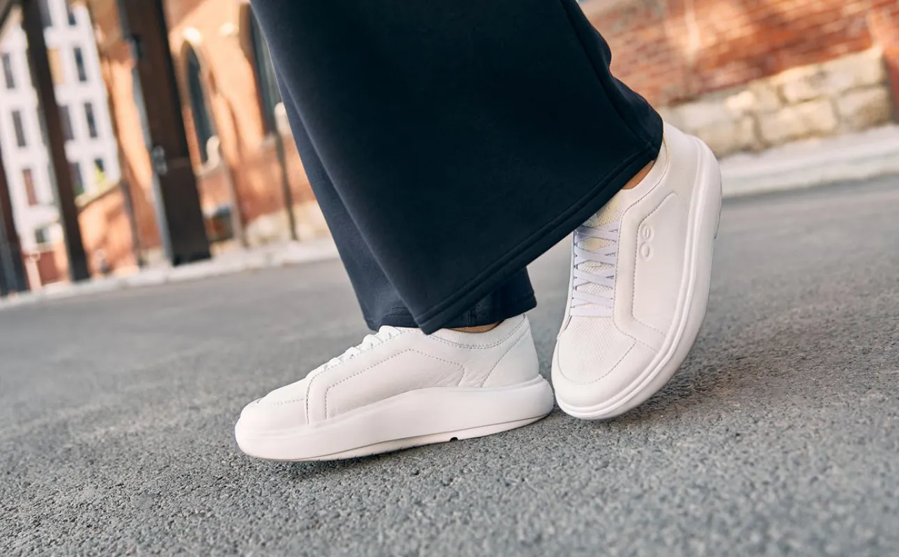 Women's Club+ White made by OOFOS