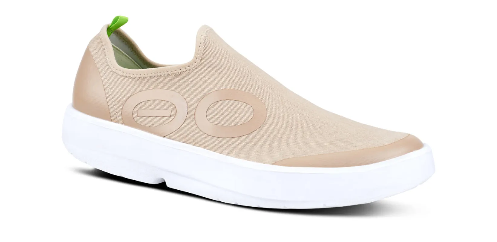 Men's OOmg eeZee Low Shoe - White Taupe (FINAL SALE) sold by OOFOS