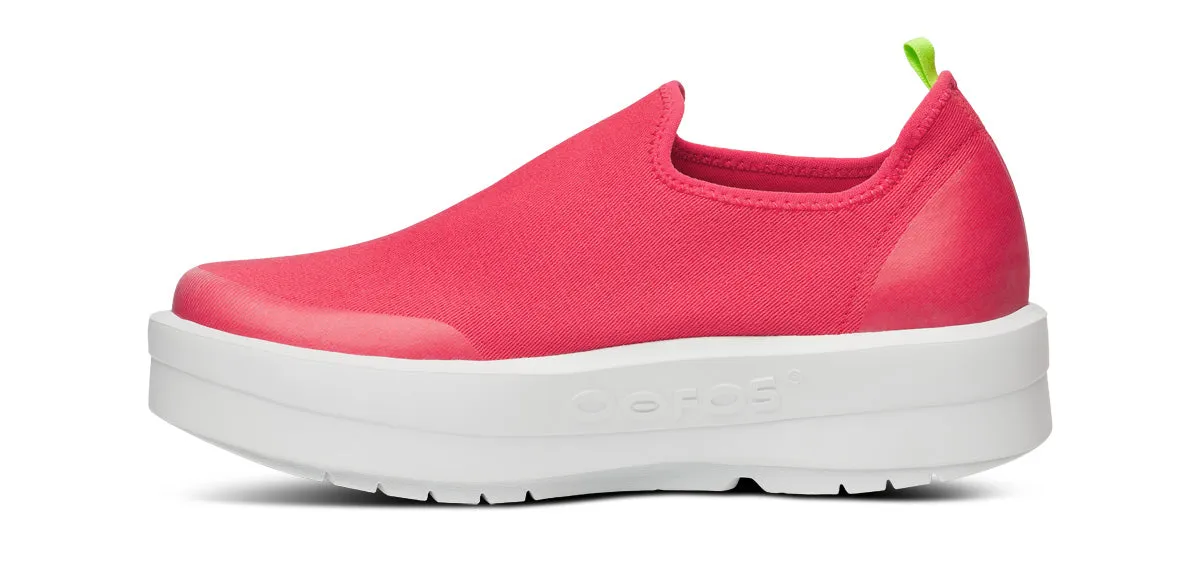Women's OOmega eeZee Low Shoe - Neon Berry (FINAL SALE) sold by OOFOS product image thumbnail 4