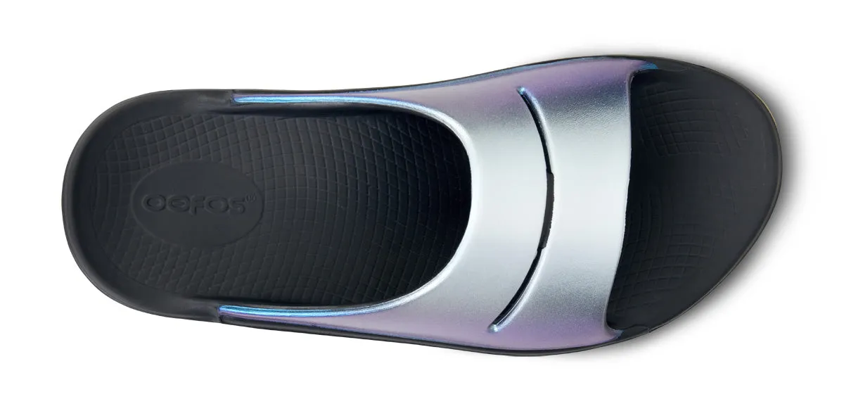 Women's OOahh Luxe Slide Sandal - Frost (SALE) sold by OOFOS product image thumbnail 5