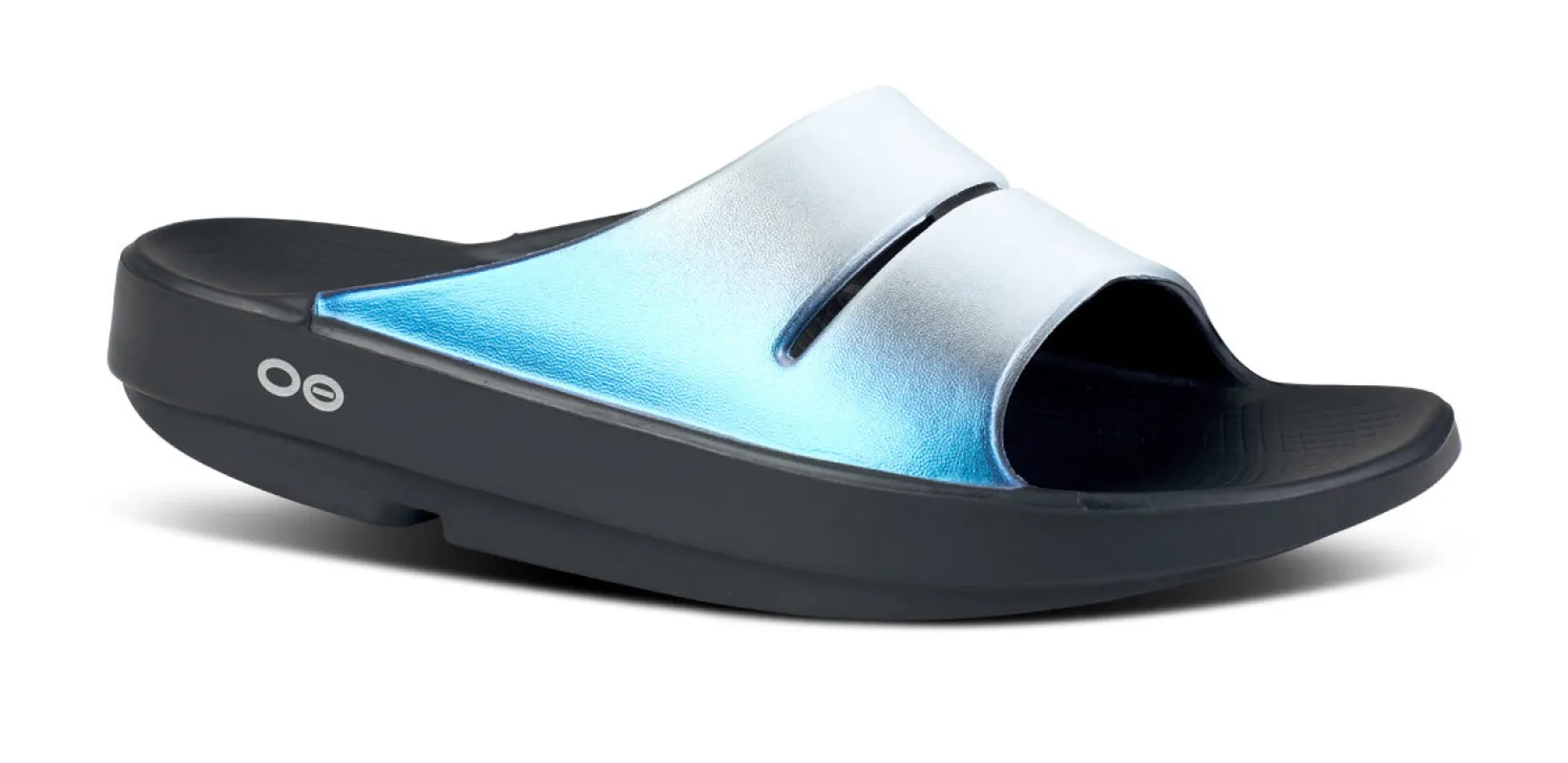 Women's OOahh Luxe Slide Sandal - Frost (SALE) sold by OOFOS