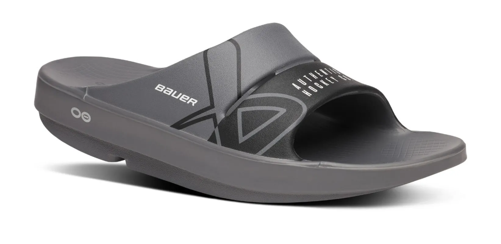 BAUER/OOFOS Men's OOahh Sport Slide Sandal – Slate sold by OOFOS
