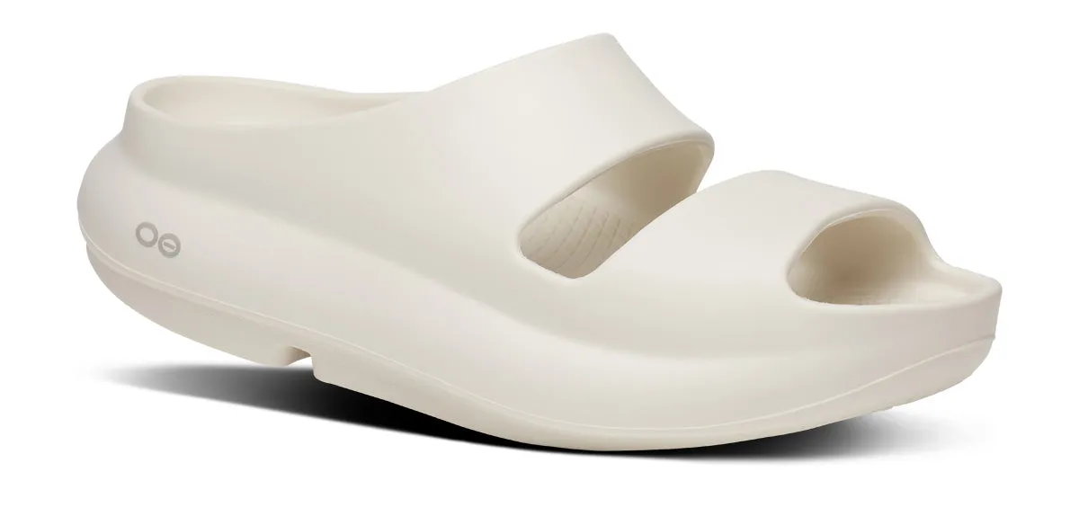 Women's OOyea Slide Sandal - Chalk sold by OOFOS