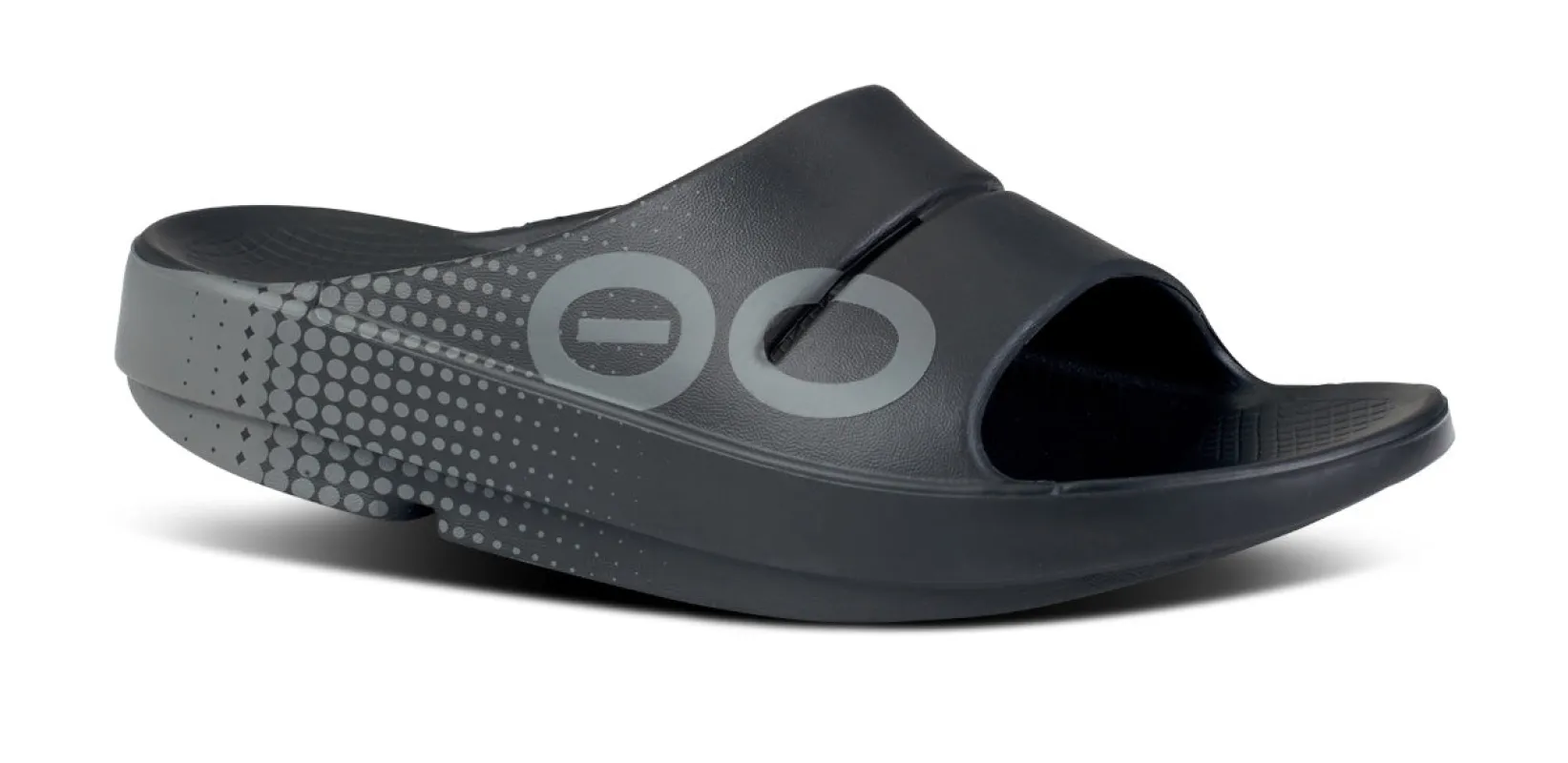 Men's OOahh Sport Slide Sandal - Black Matrix sold by OOFOS