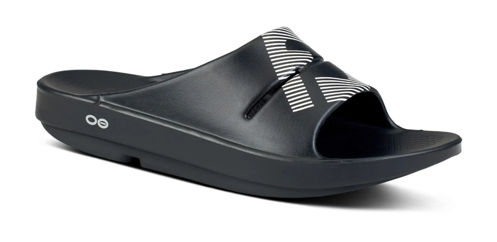 FJ X OOFOS Men's OOahh Sport Slide Sandal - Black sold by OOFOS