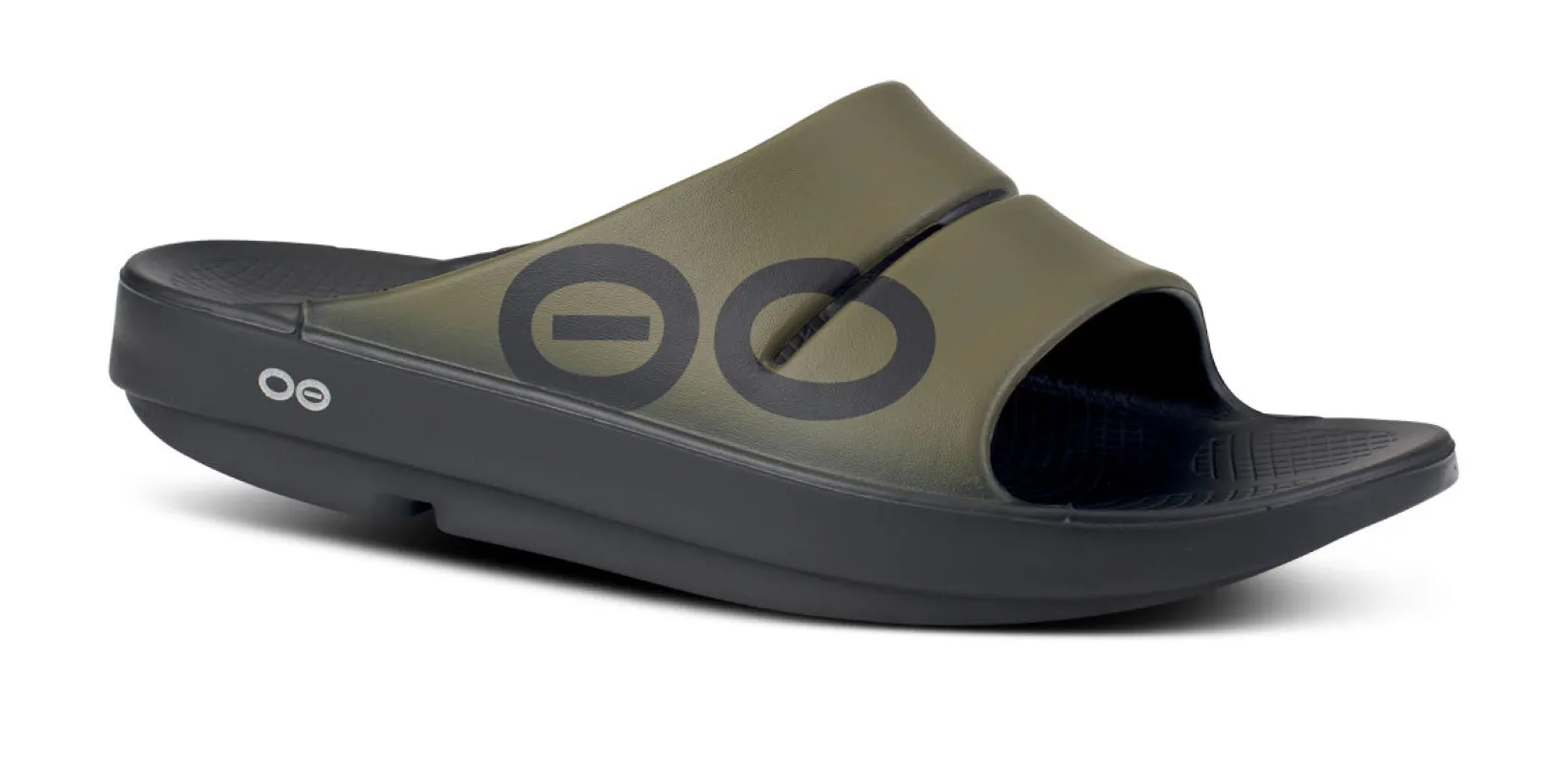 Men's OOahh Sport Slide Sandal - Tactical Green sold by OOFOS
