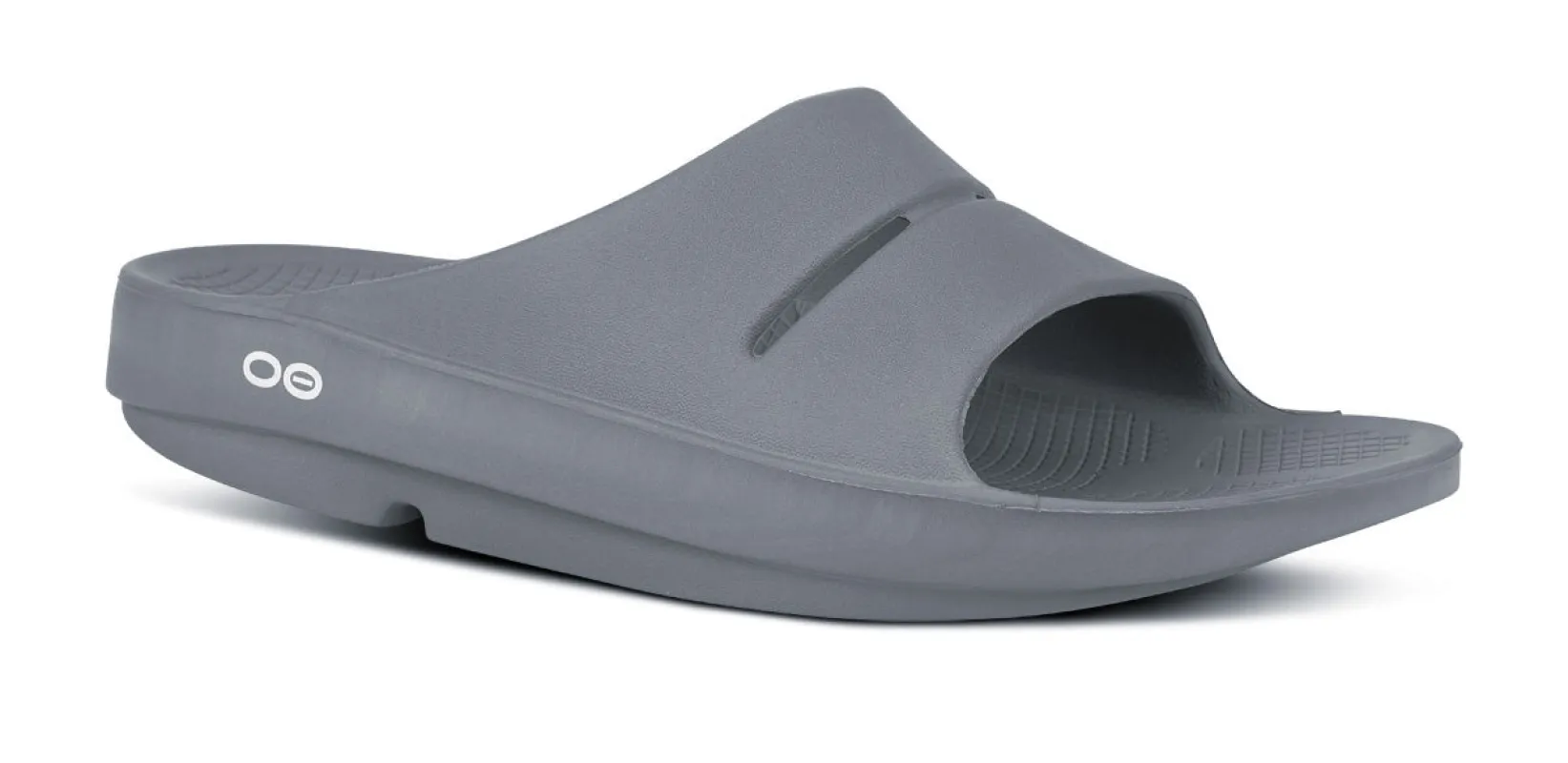 Men's OOahh Slide Sandal - Slate sold by OOFOS