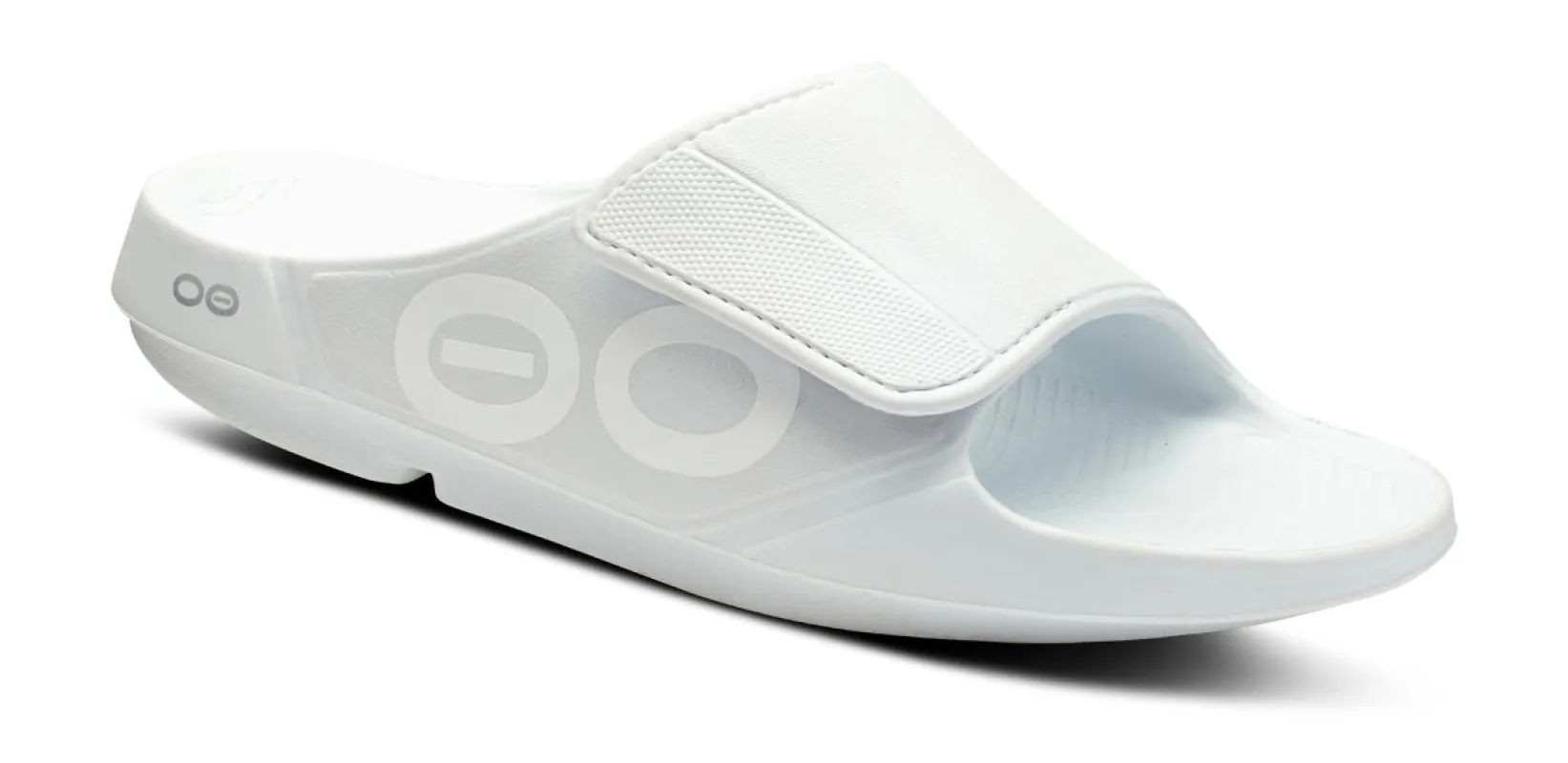 Men's OOahh Sport Flex Sandal - White sold by OOFOS
