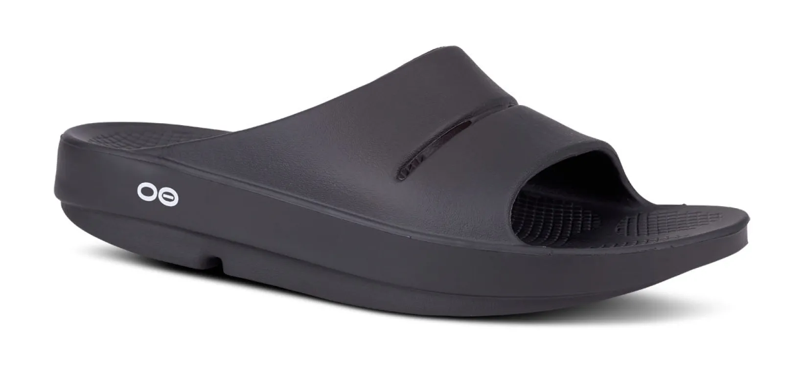 Men's OOahh Slide Sandal - Black sold by OOFOS