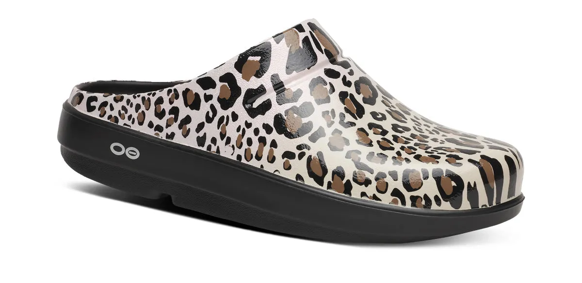 Women's OOcloog Limited Edition Clog - Leopard sold by OOFOS