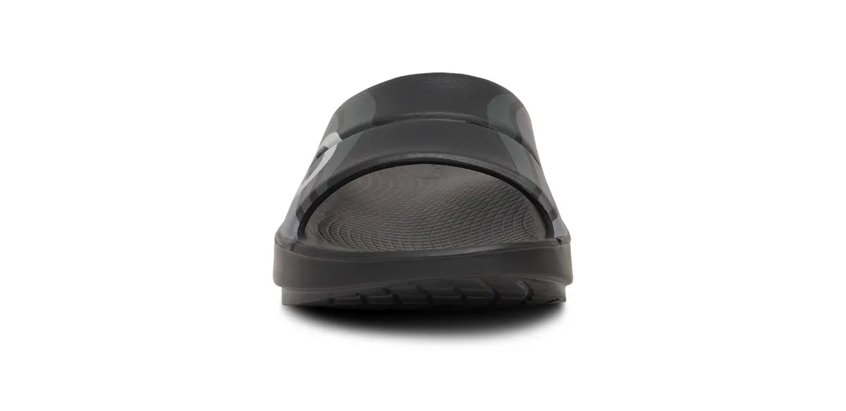 Men's OOahh Sport Slide Sandal - Black Wave sold by OOFOS product image thumbnail 3