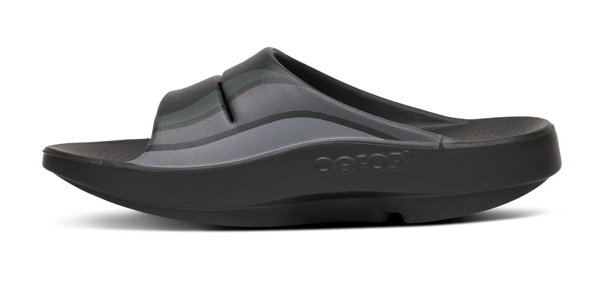 Men's OOahh Sport Slide Sandal - Black Wave sold by OOFOS product image thumbnail 4