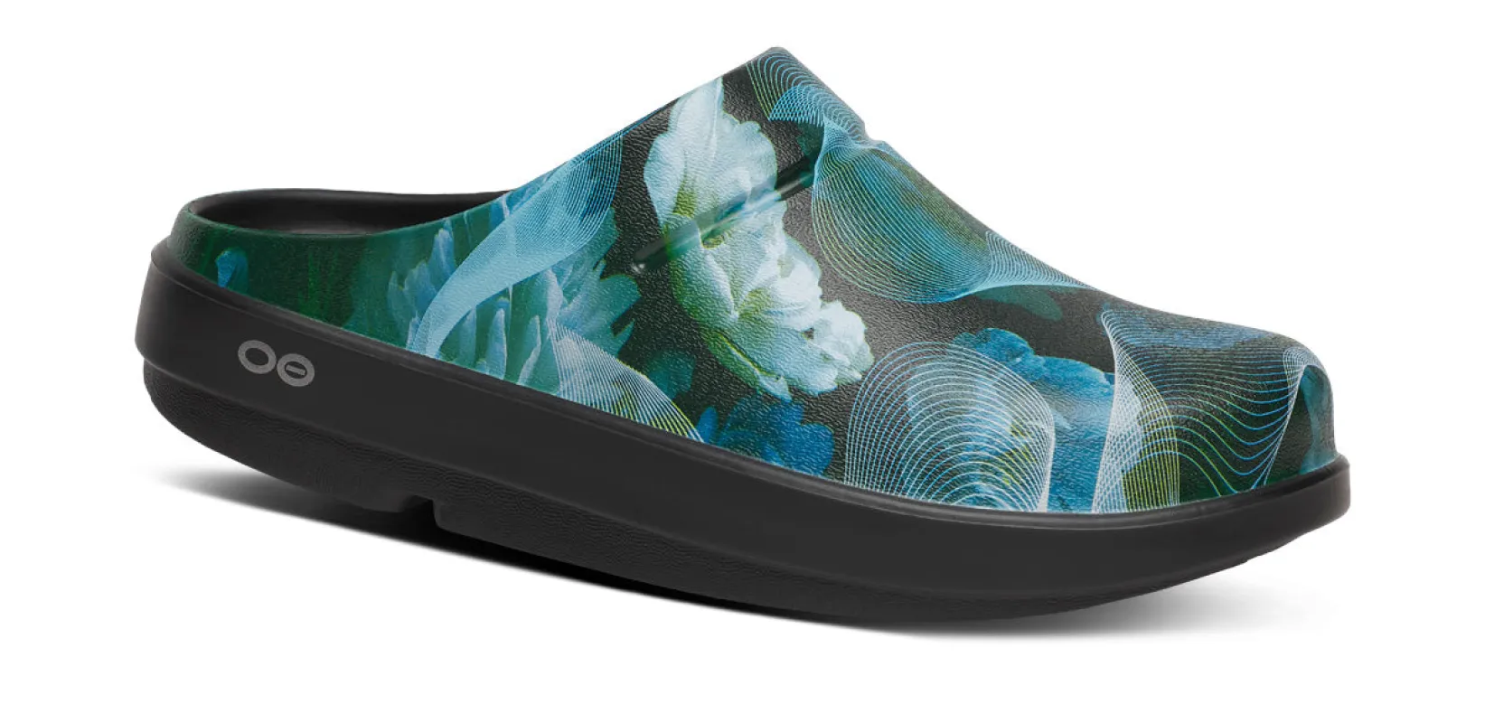 Women's OOcloog Limited Edition Clog - Wave Floral Breeze sold by OOFOS