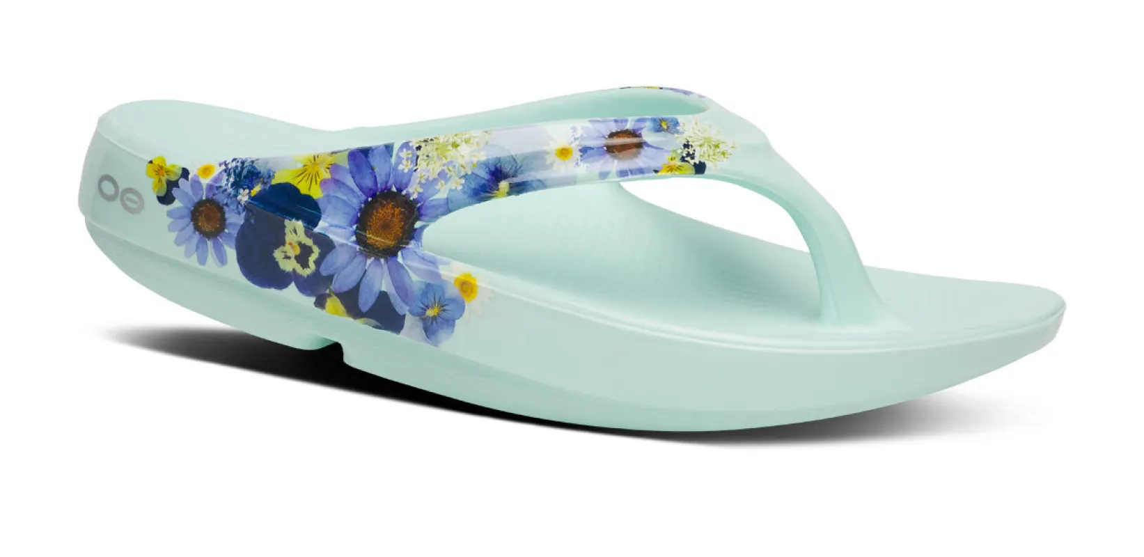 Women's OOlala Limited Sandal - Mint Blossom made by OOFOS