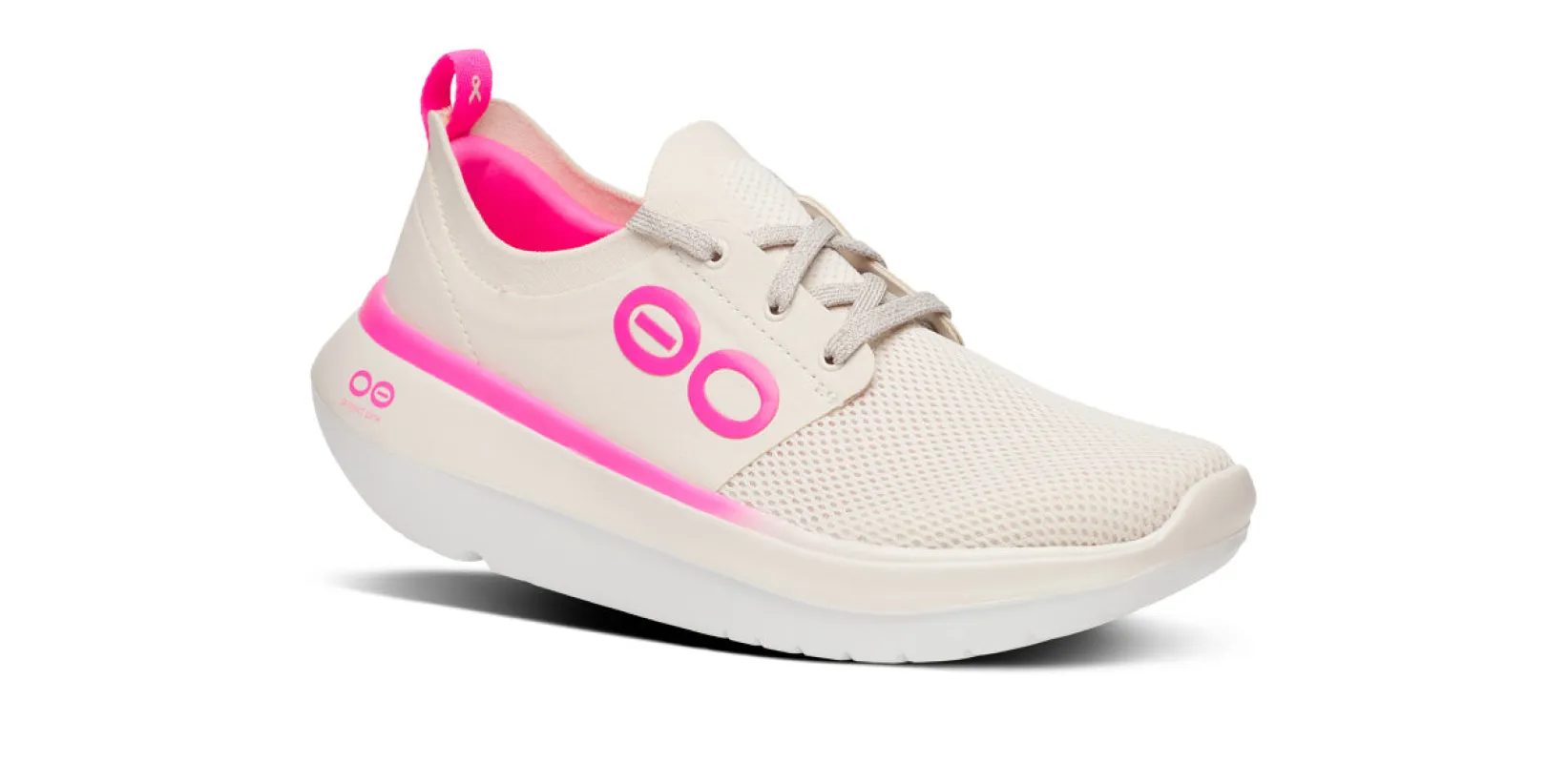 Women's Limited Edition 2025 OOmy Stride - Project Pink made by OOFOS