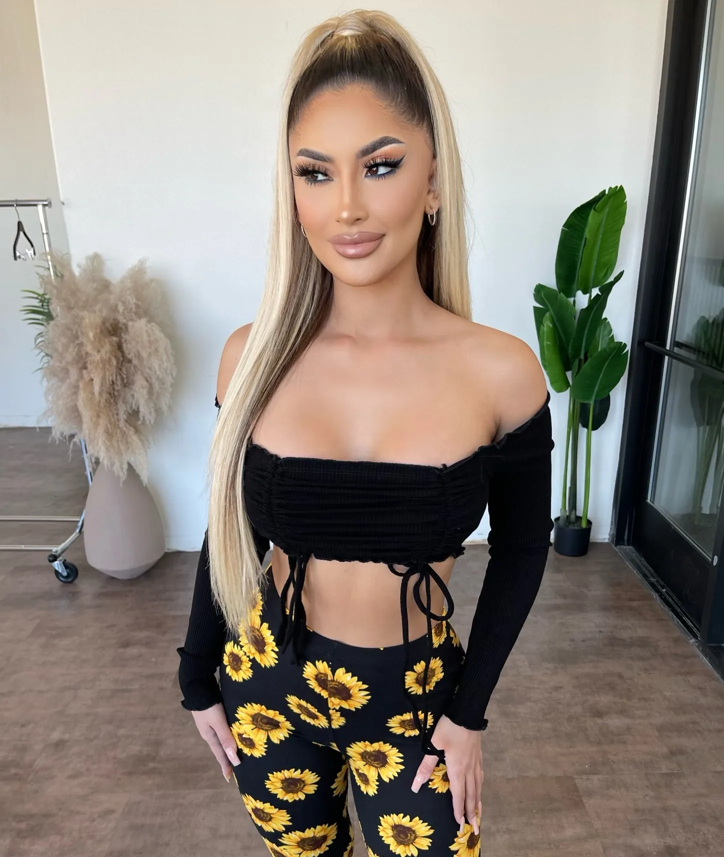 Faith Off Shoulder Top(Black) sold by OOTDFash