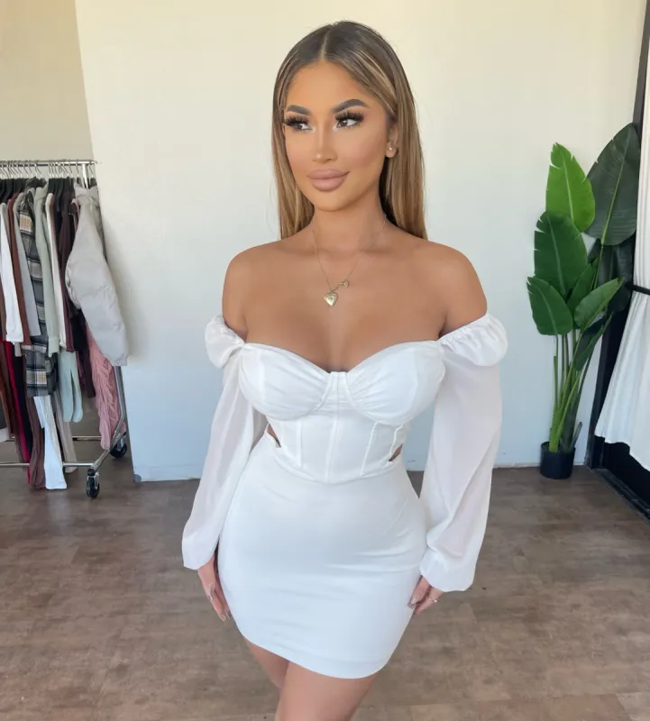 Lydia Dress(Off White) sold by OOTDFash