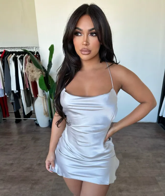 Sherly Dress (Grey) sold by OOTDFash